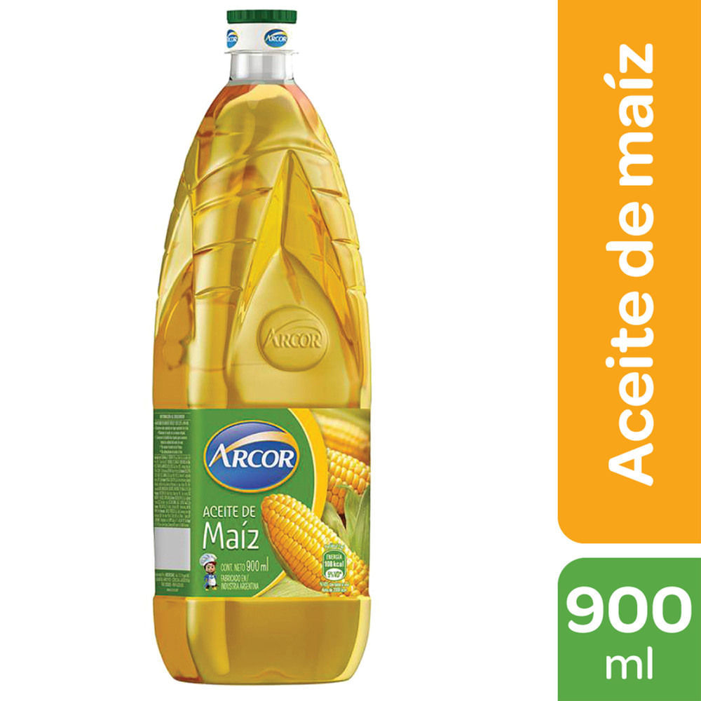 Aceite de maíz Arcor 900 cc.