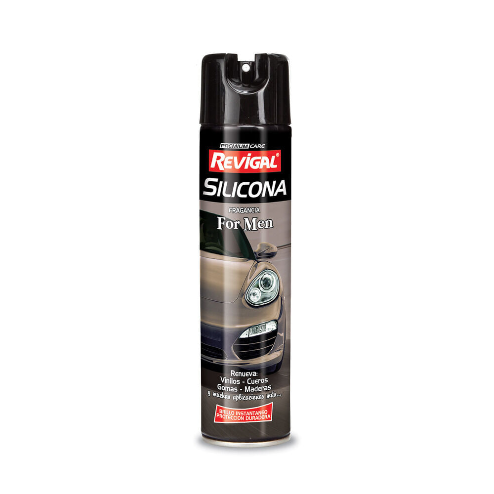 Revigal Abrillantador de silicona Revigal en aerosol for men 440 cc.
