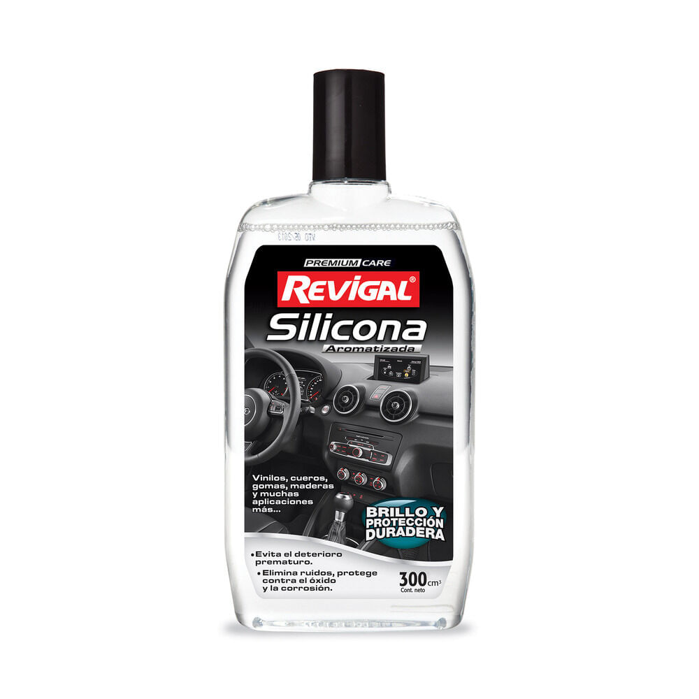 Revigal Abrillantador de silicona Revigal líquida 300 cc.
