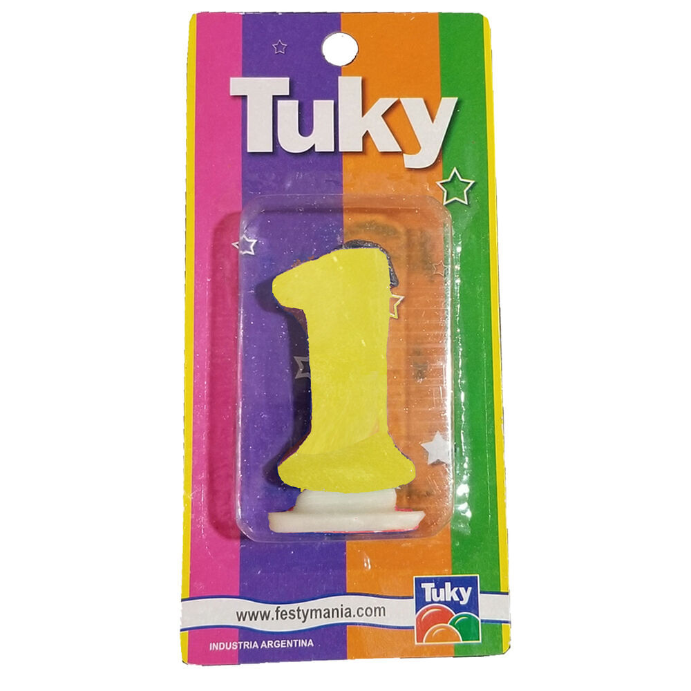 Vela Tuky flúor nº 1 1 u.