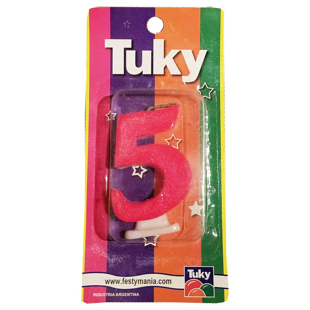 Vela Tuky flúor nº 5 1 u.