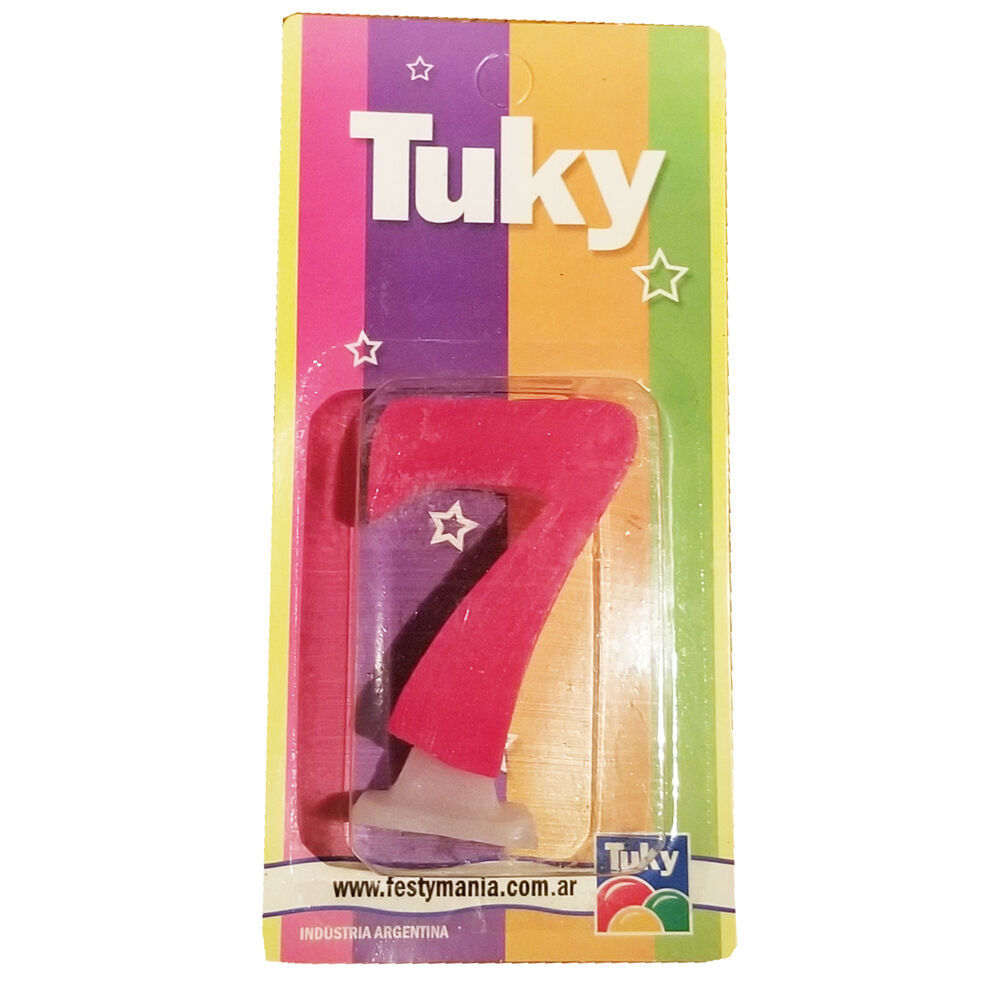 Vela Tuky flúor nº 7 1 u.