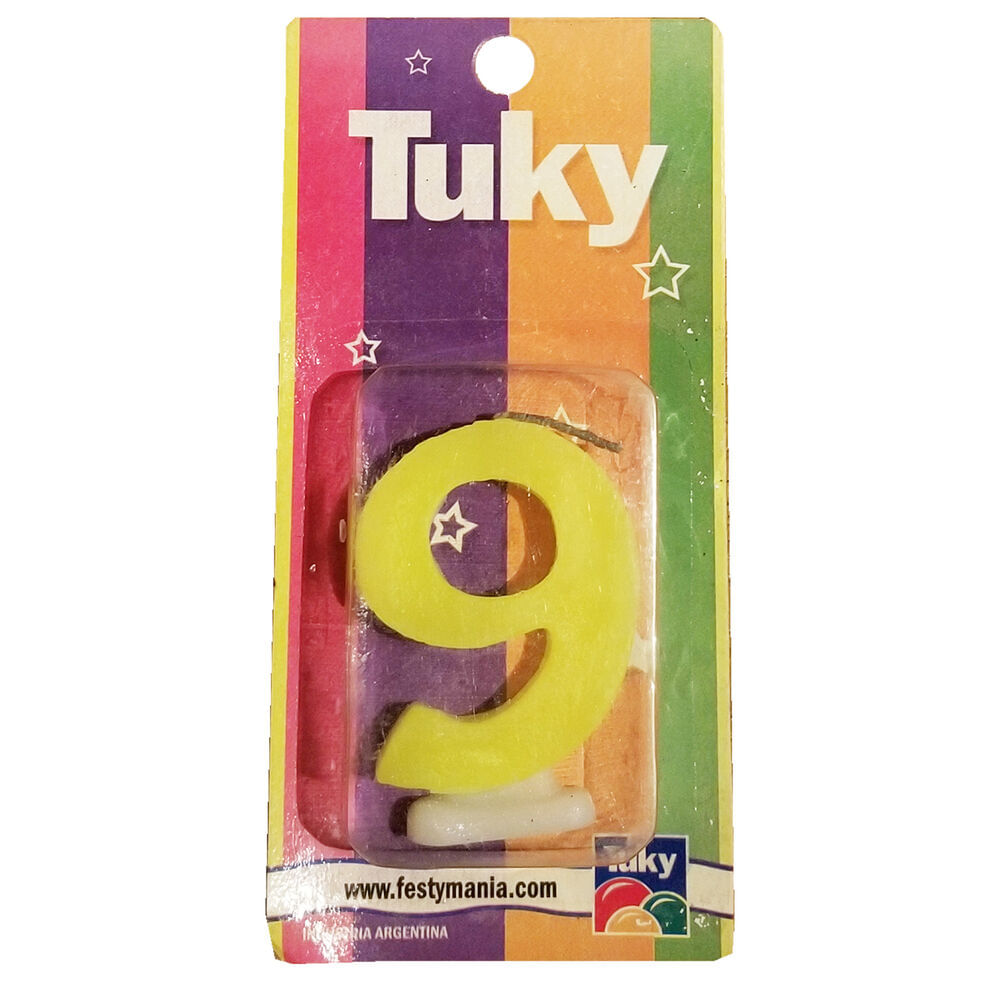 Vela Tuky flúor nº 9 1 u.