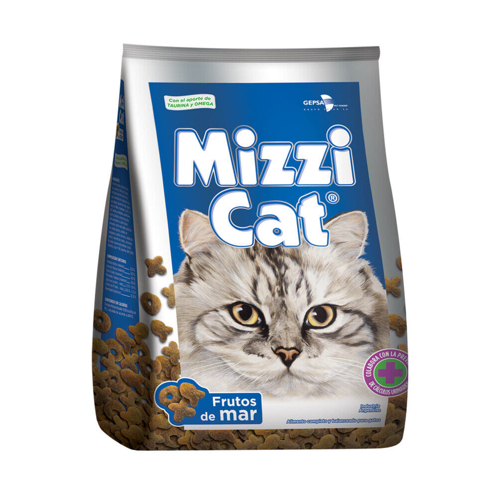 Alimento seco para gato Mizzi 3 kg. frutos de mar