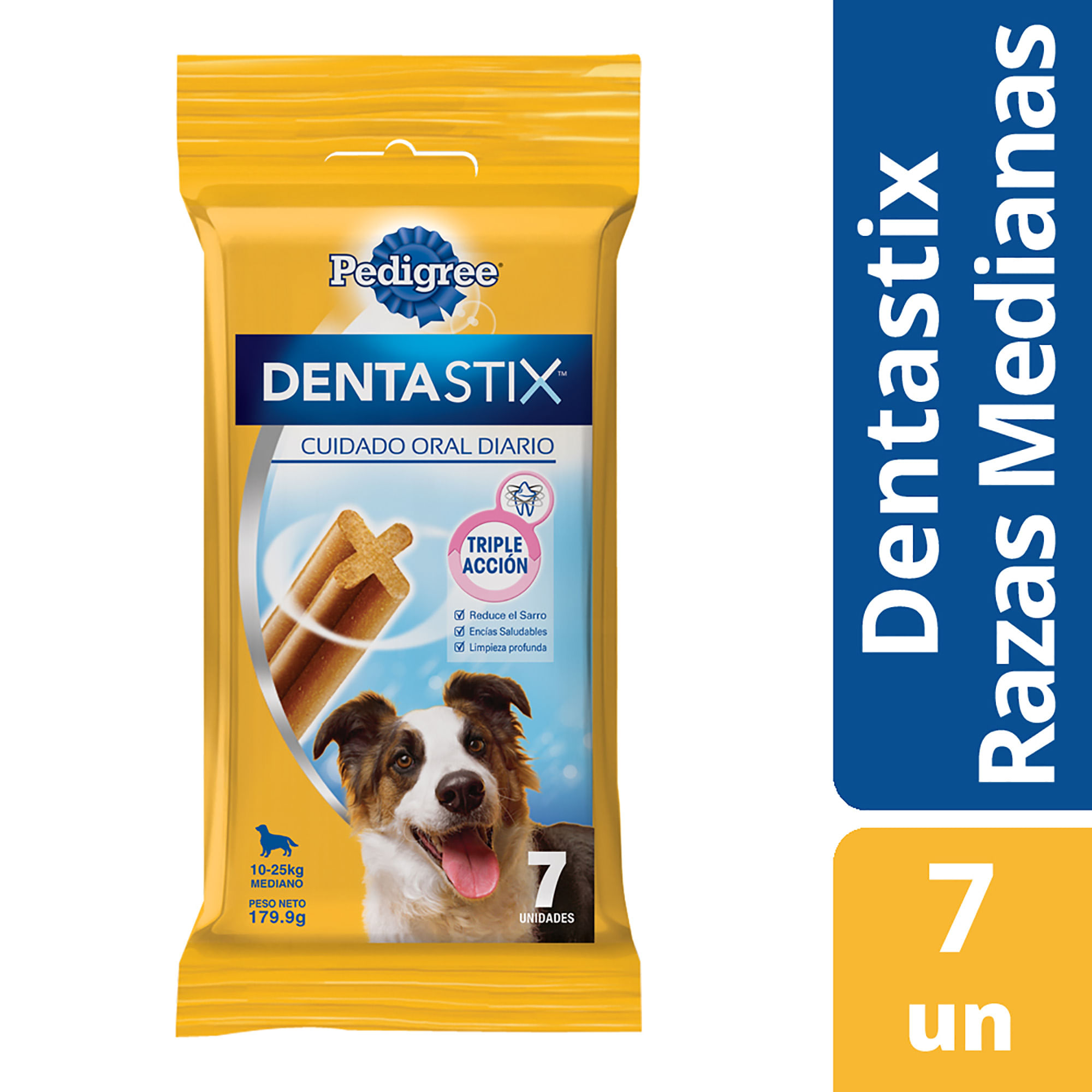 Snack Dentastix Razas Medianas Pedigree X 7un