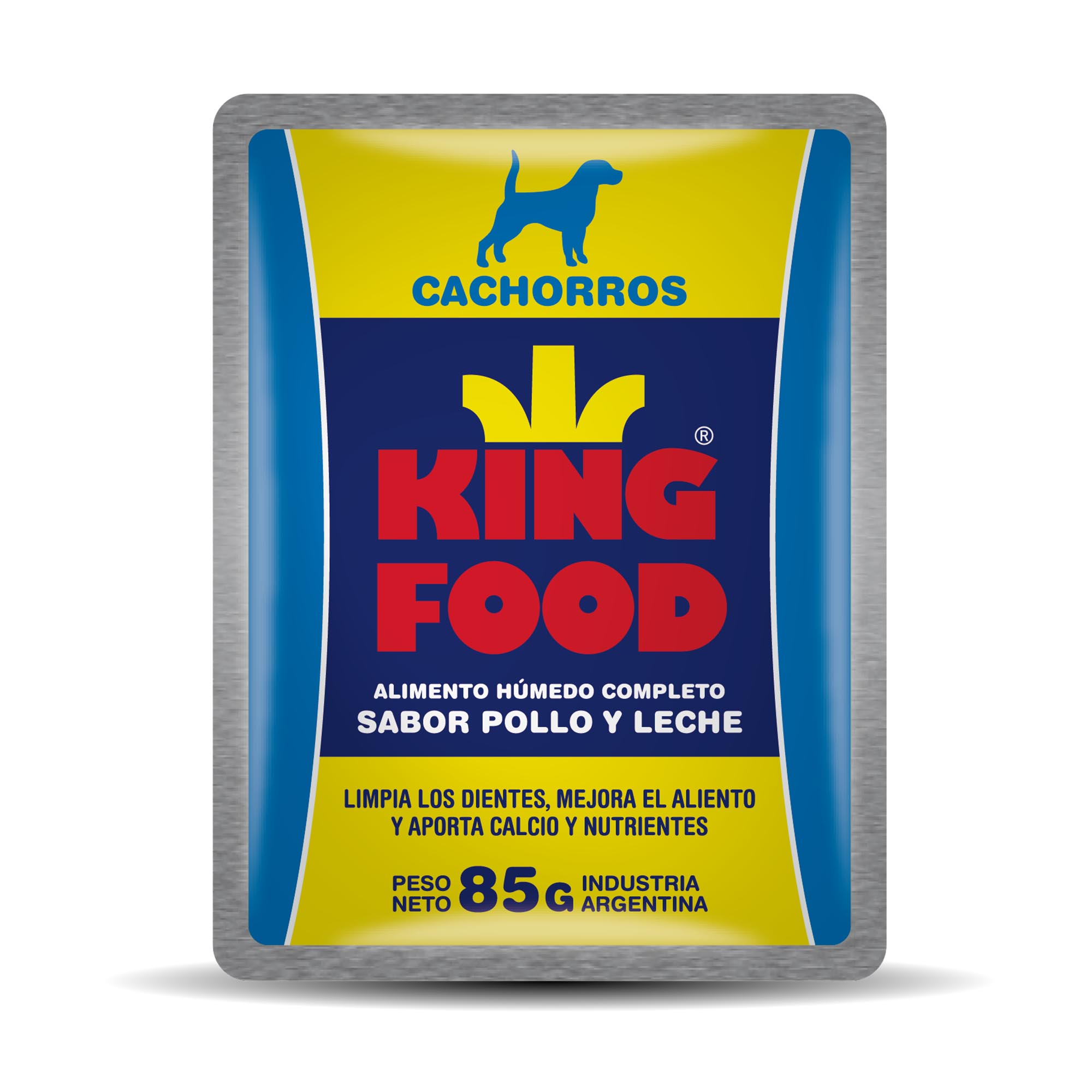 Alimento Para Perro Húmedo King Food Cachorro Pollo 85gr