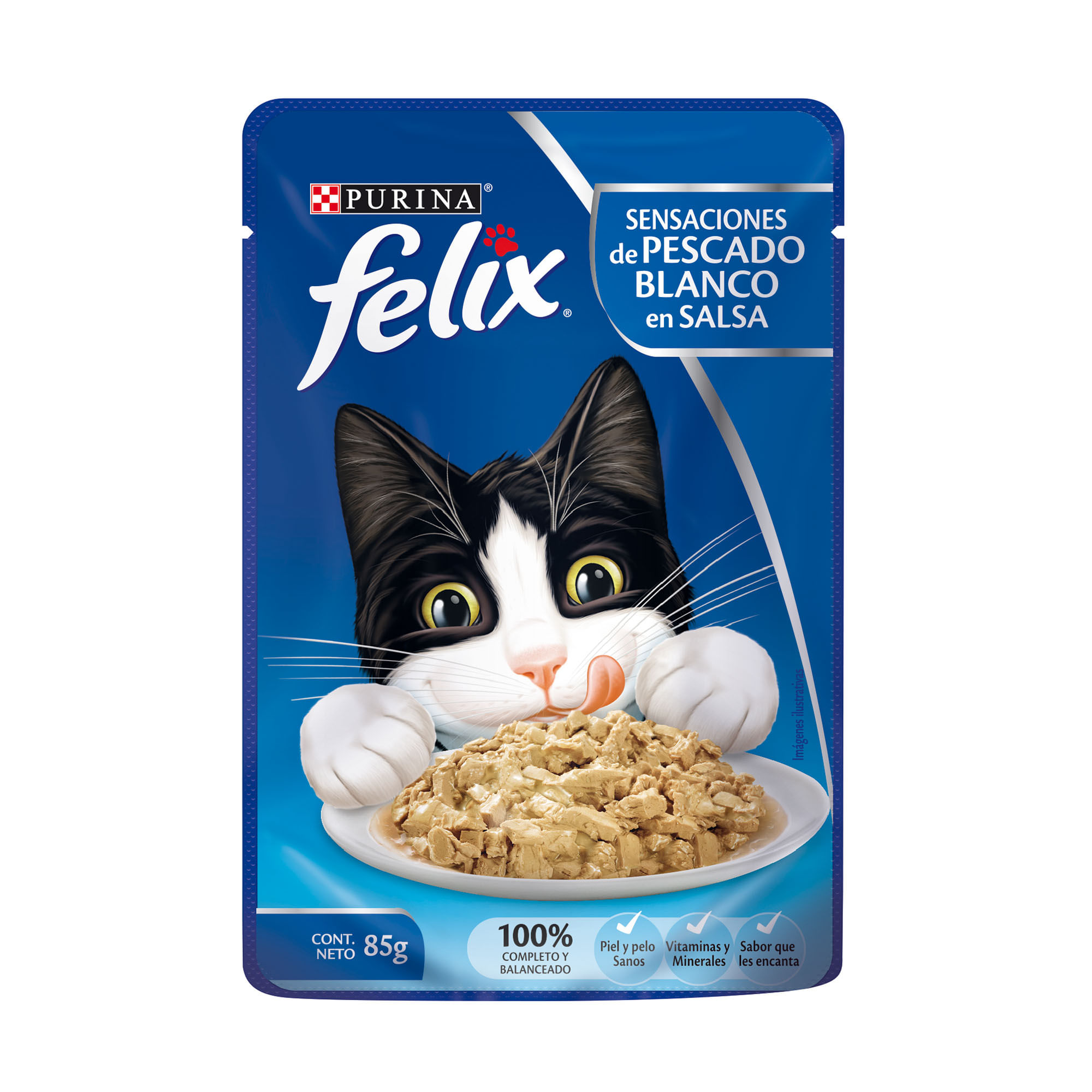 Alimento Humedo Gatos Felix Pescado 100 Gr