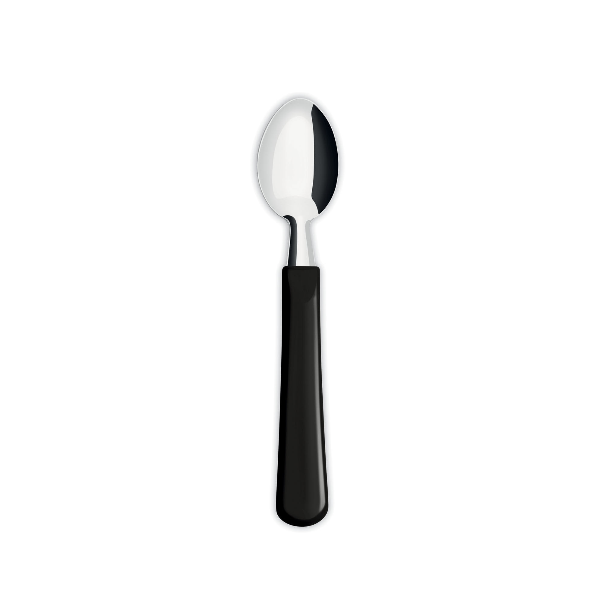 Cuchara de té Carrefour sintonía mango negro 3 u.