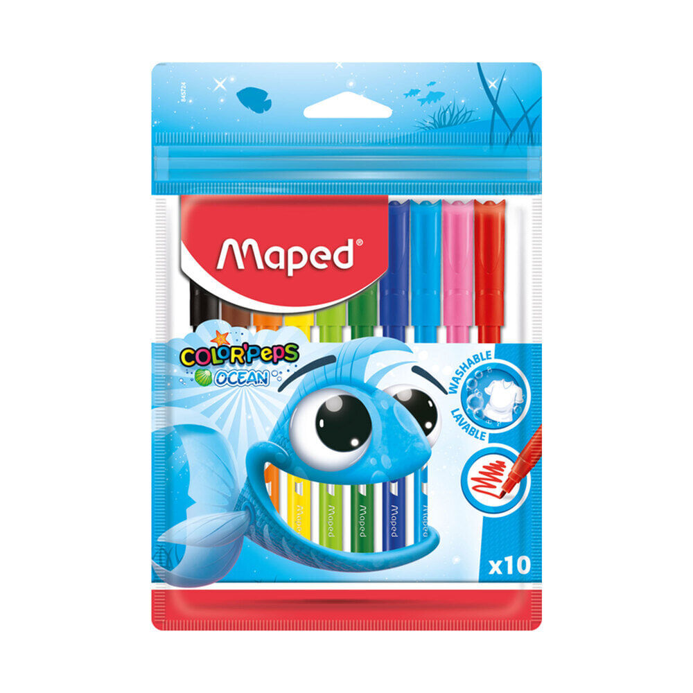 Marcadores Maped ocean 10 u.