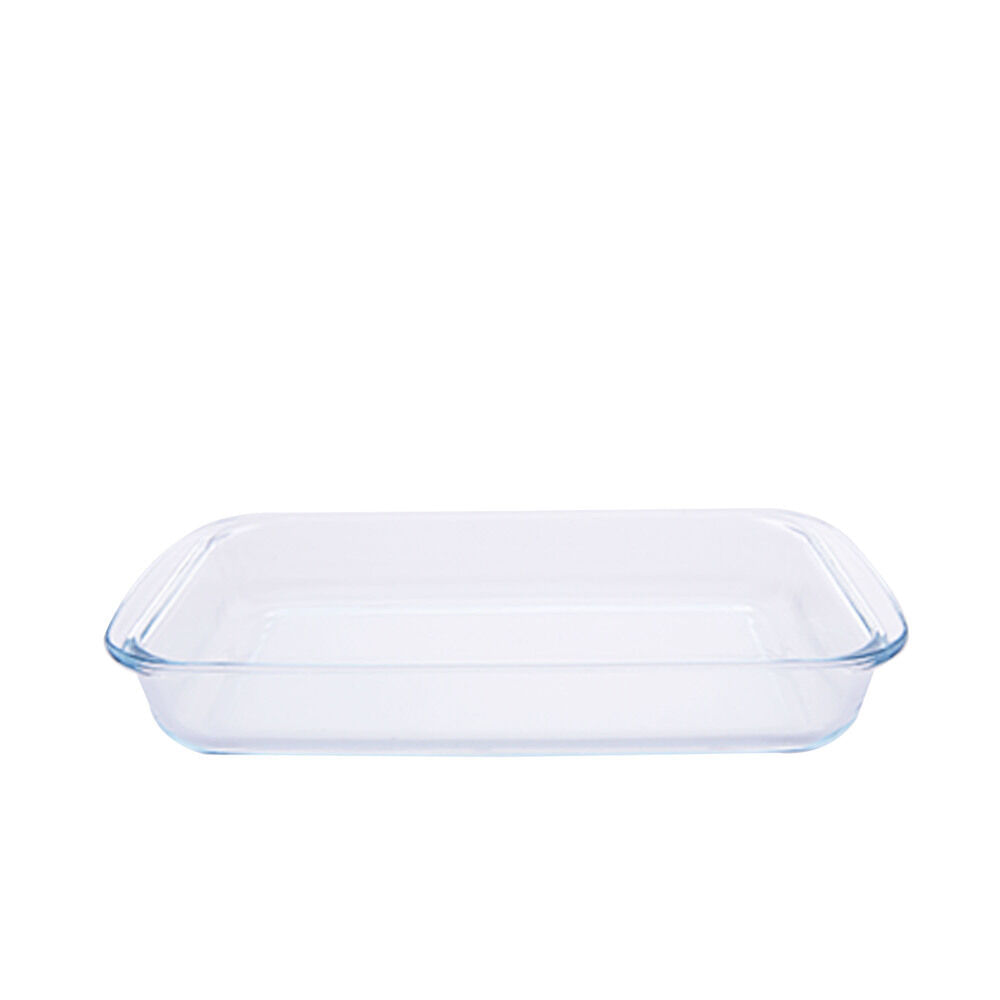 Fuente de vidrio rectangular Carrefour 2.2 l.