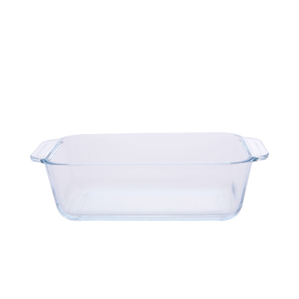 Budinera de vidrio rectangular Carrefour 1.5 l.
