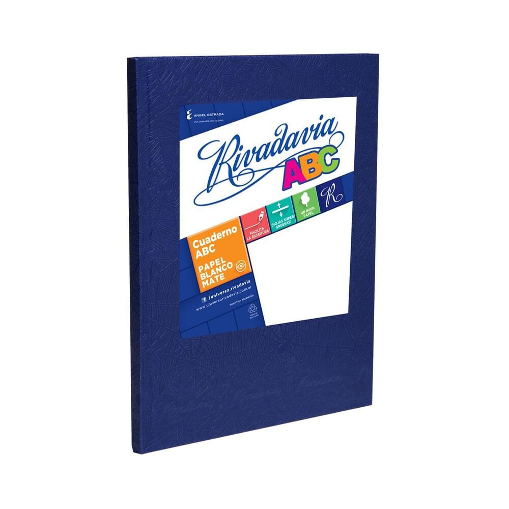 Cuaderno rayado Rivadavia ABC N°3 azul 50 hojas