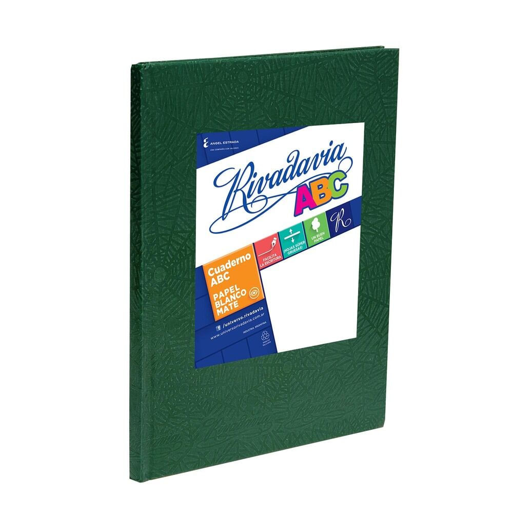 Cuaderno rayado Rivadavia ABC N°3 verde 50 hojas