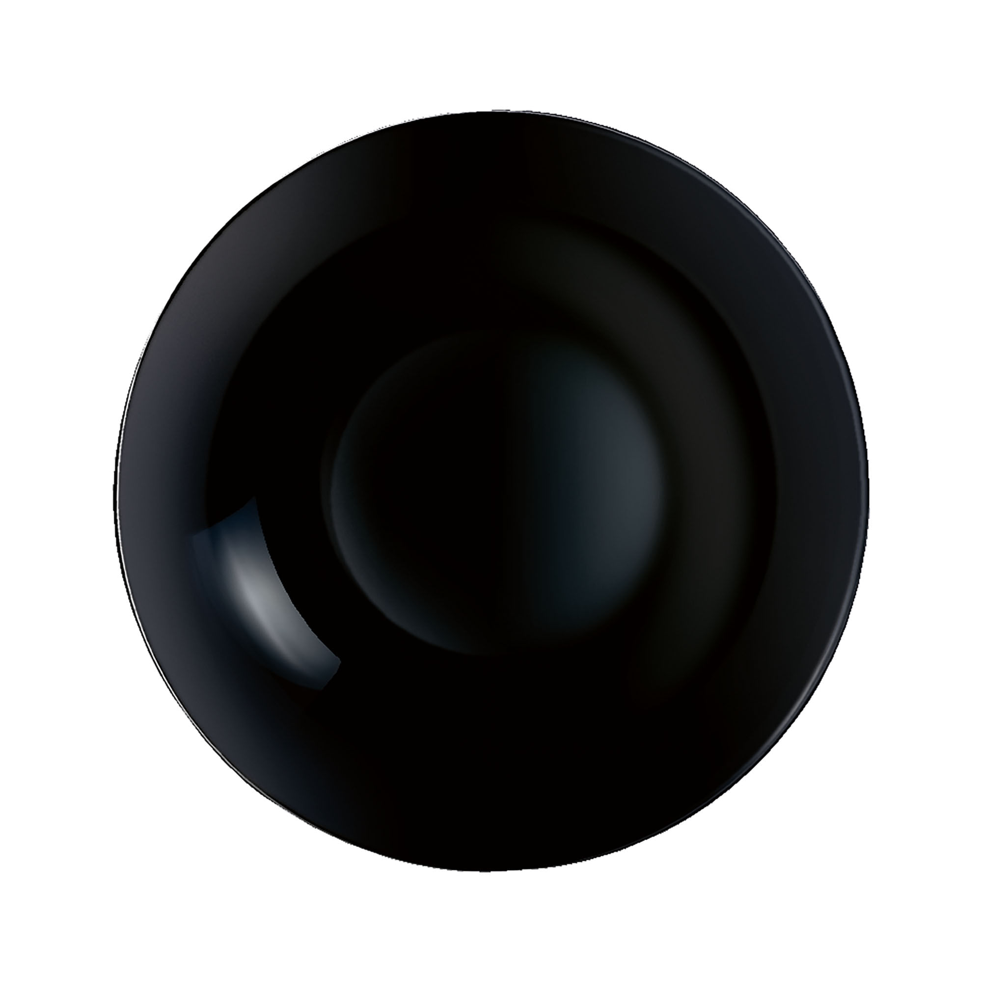 Plato De Postre Luminarc Linea Diwali Noir Negro