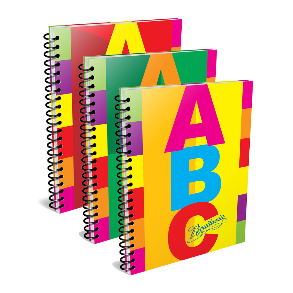 Cuaderno cuadriculado Rivadavia ABC 21 x 27 60 hojas colores surtidos