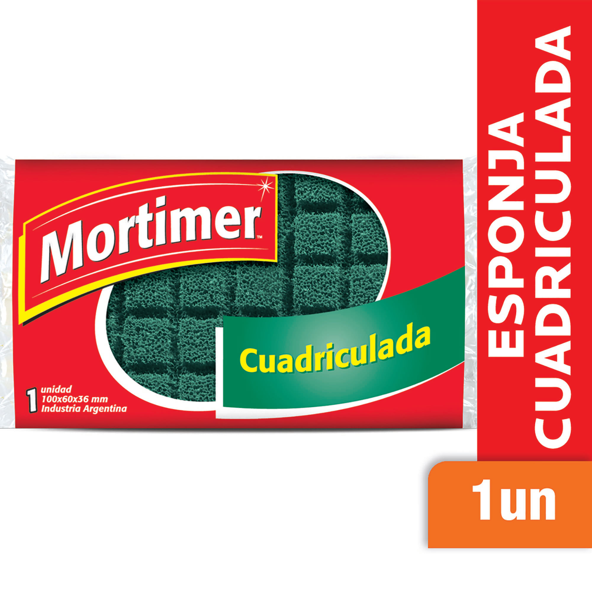 Esponja Mortimer Cuadriculada 1un