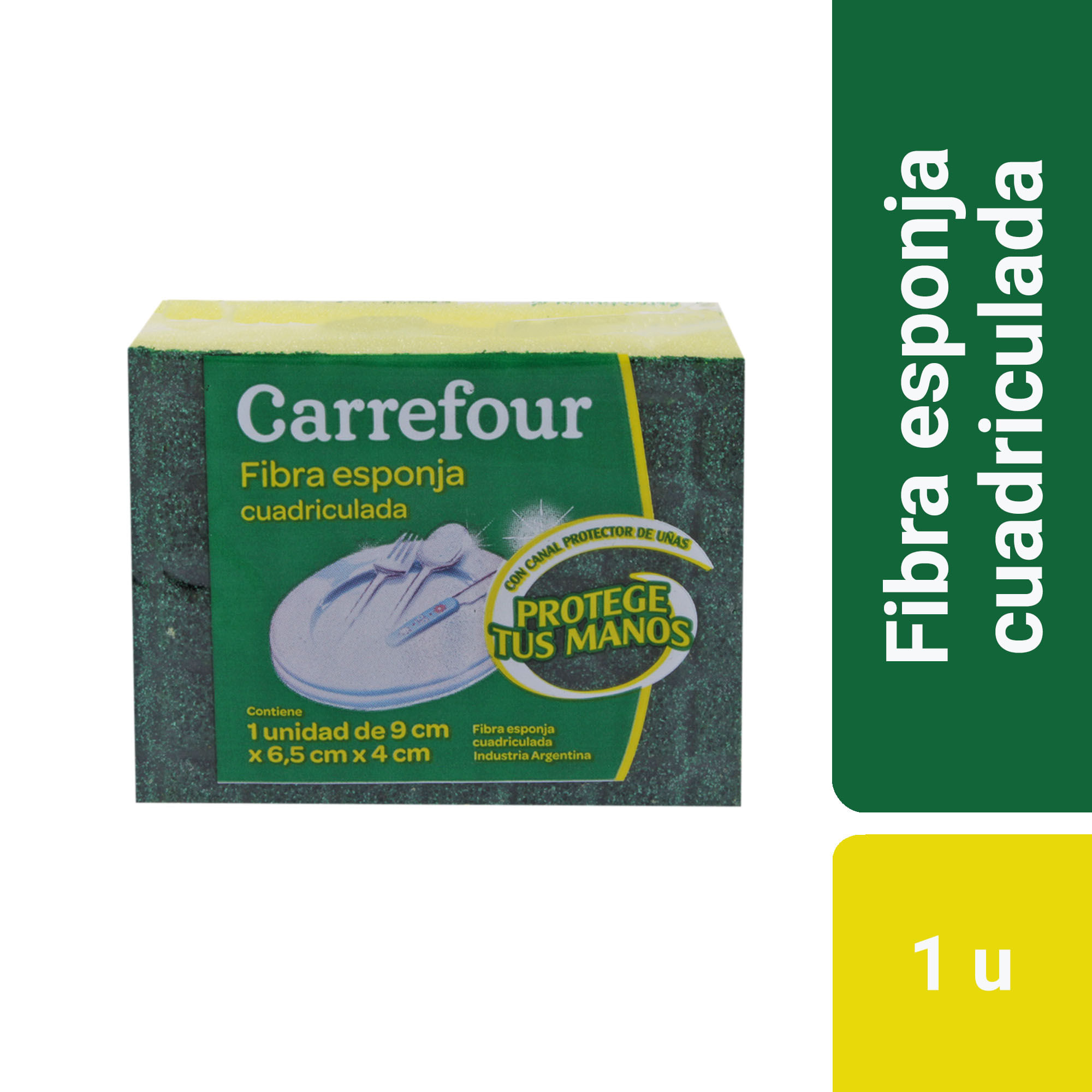 Esponja Carrefour cuadriculada 1 u.