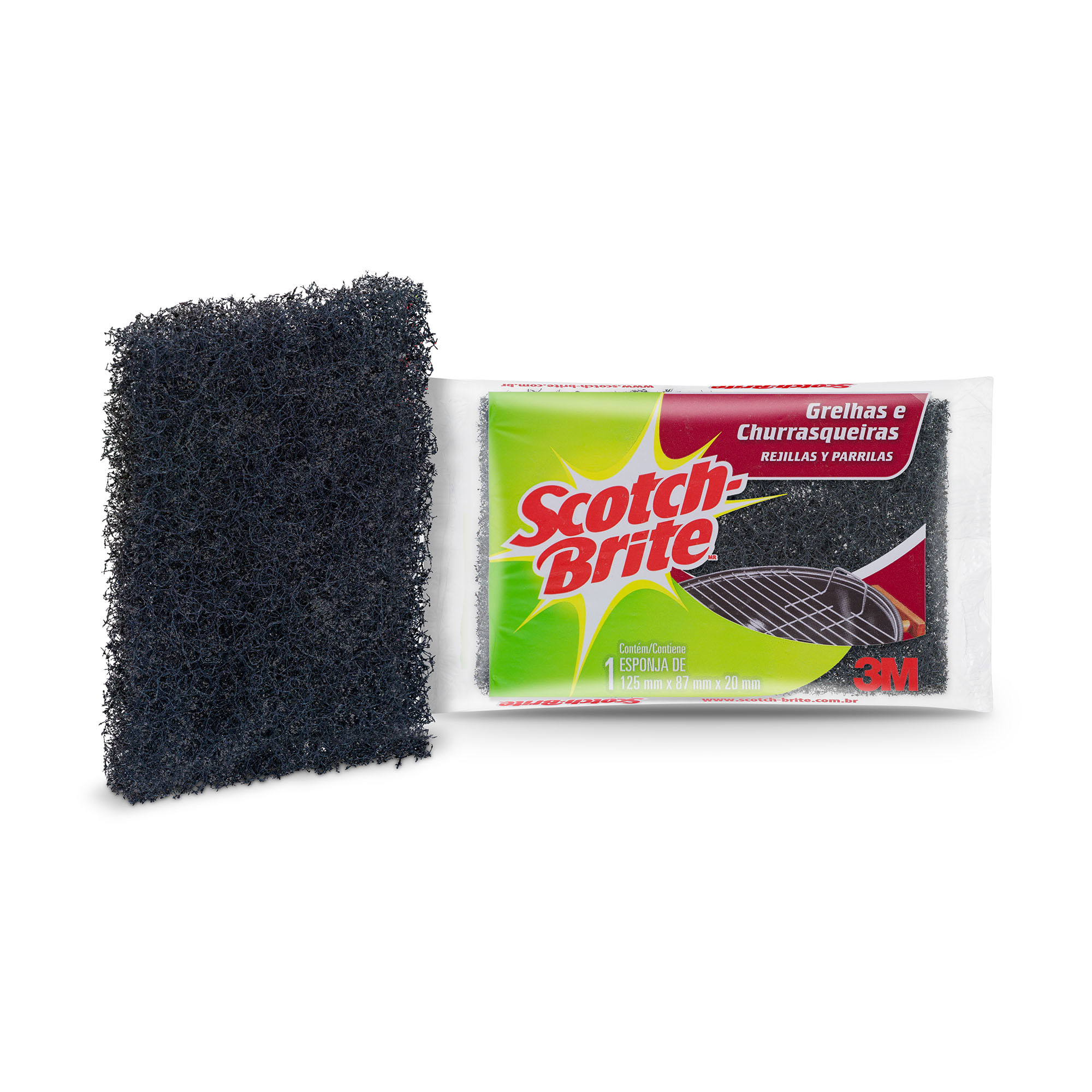 Esponja Scotch Brite rejillas y parrillas 1 u.