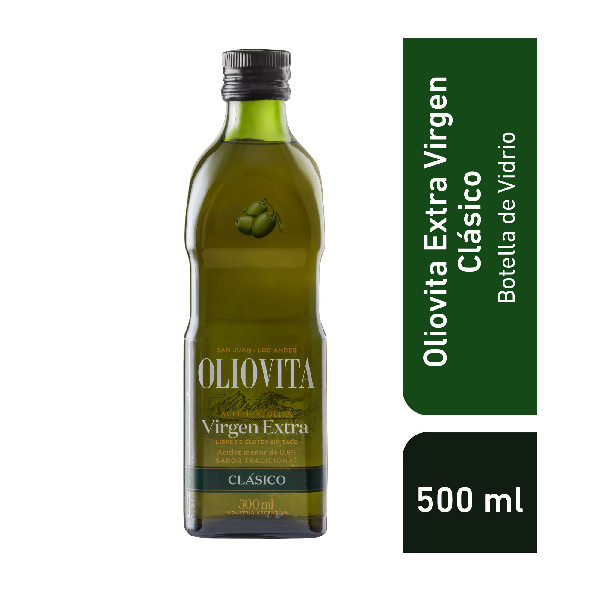 Aceite de oliva Oliovita clásico extra virgen 500 cc.