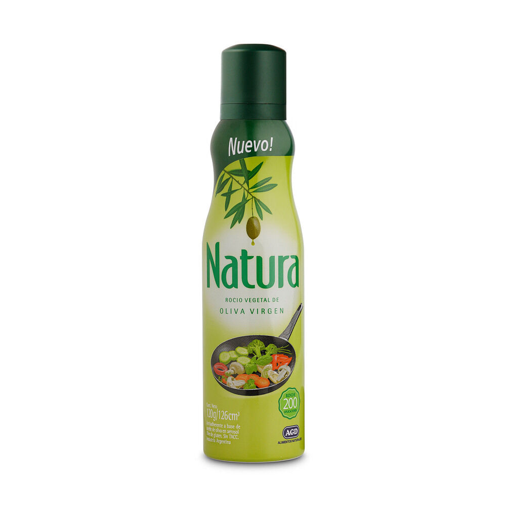 Aceite de oliva Natura rocío vegetal 120 cc.