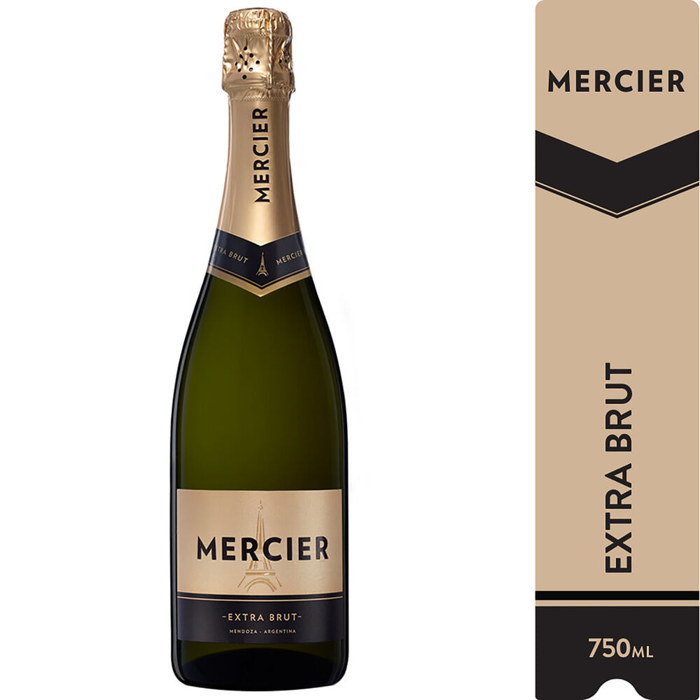 Espumante Mercier extra brut 750 ml.