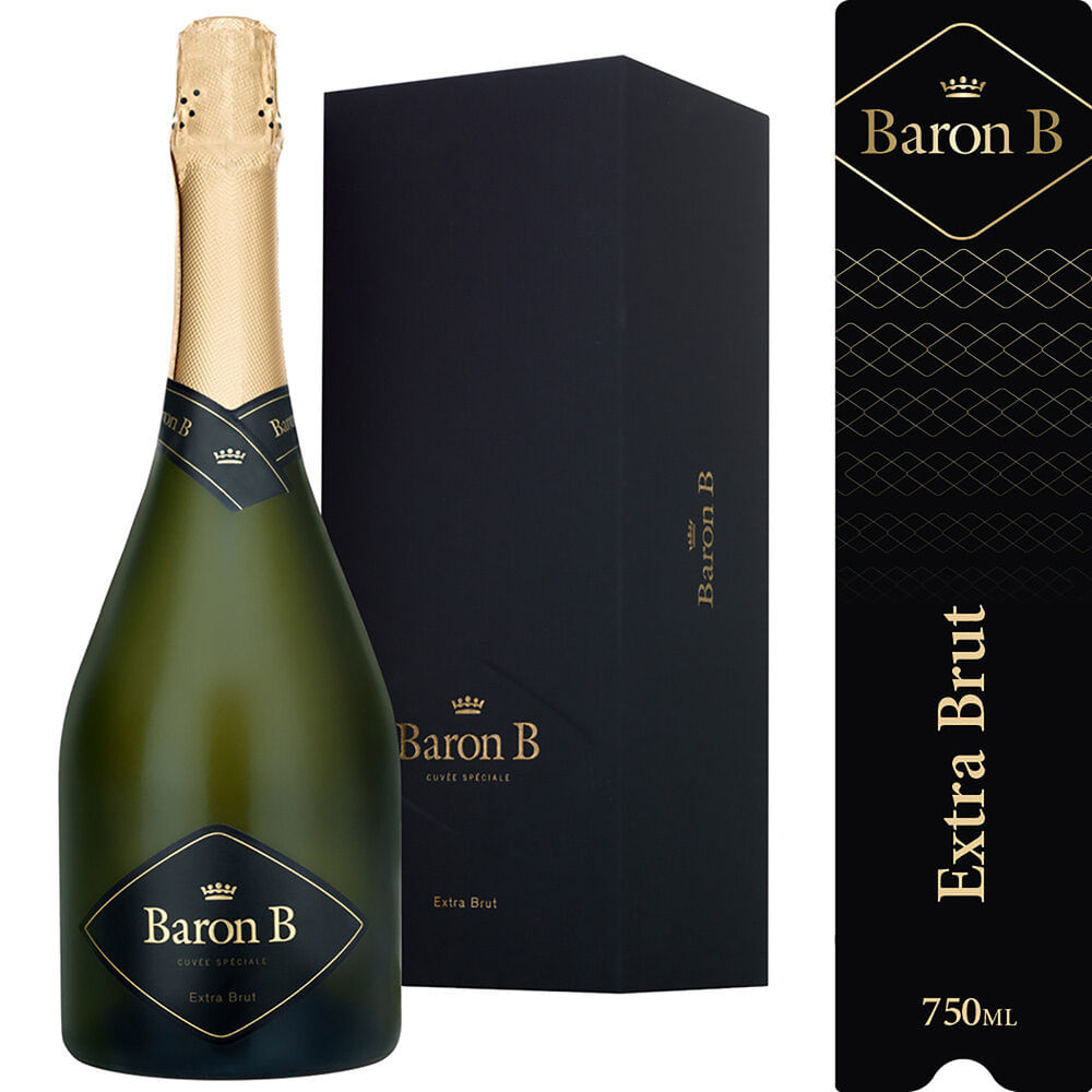 Espumante Baron B Extra Brut estuche 750 ml.
