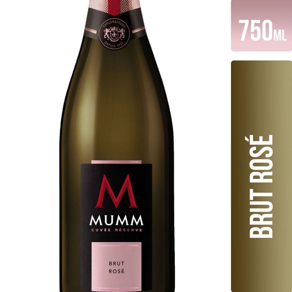 Espumante brut rosé cuvée réserve Mumm 750 cc.