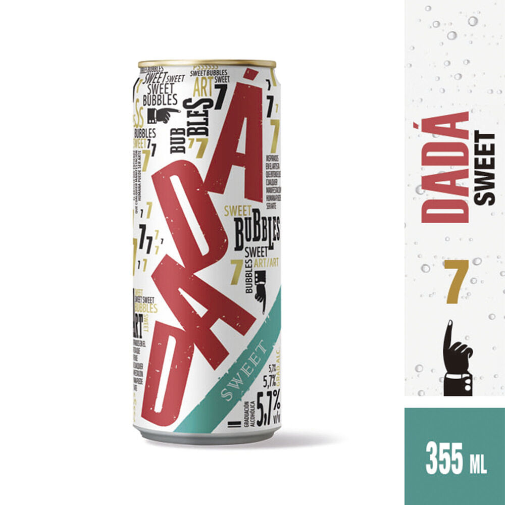 Espumante sweet Dada lata 355 cc.