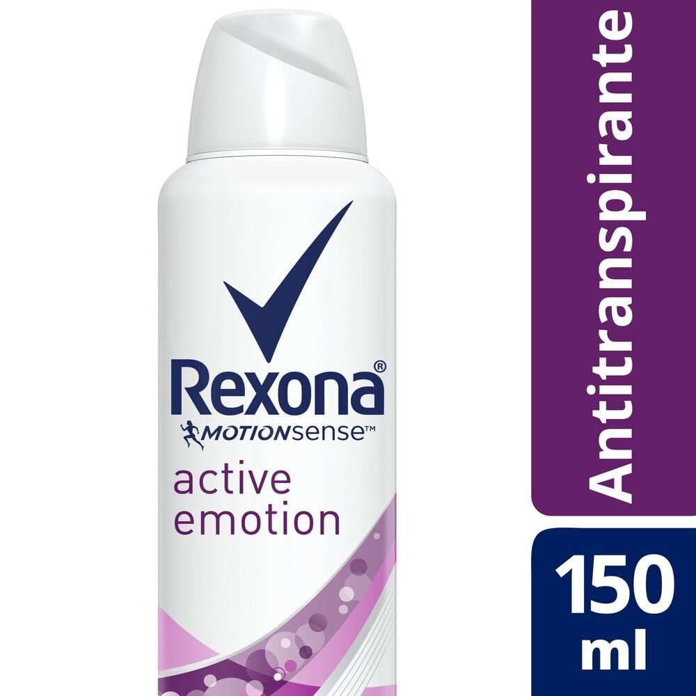 Antitranspirante en aerosol Rexona active emotion 150 cc.