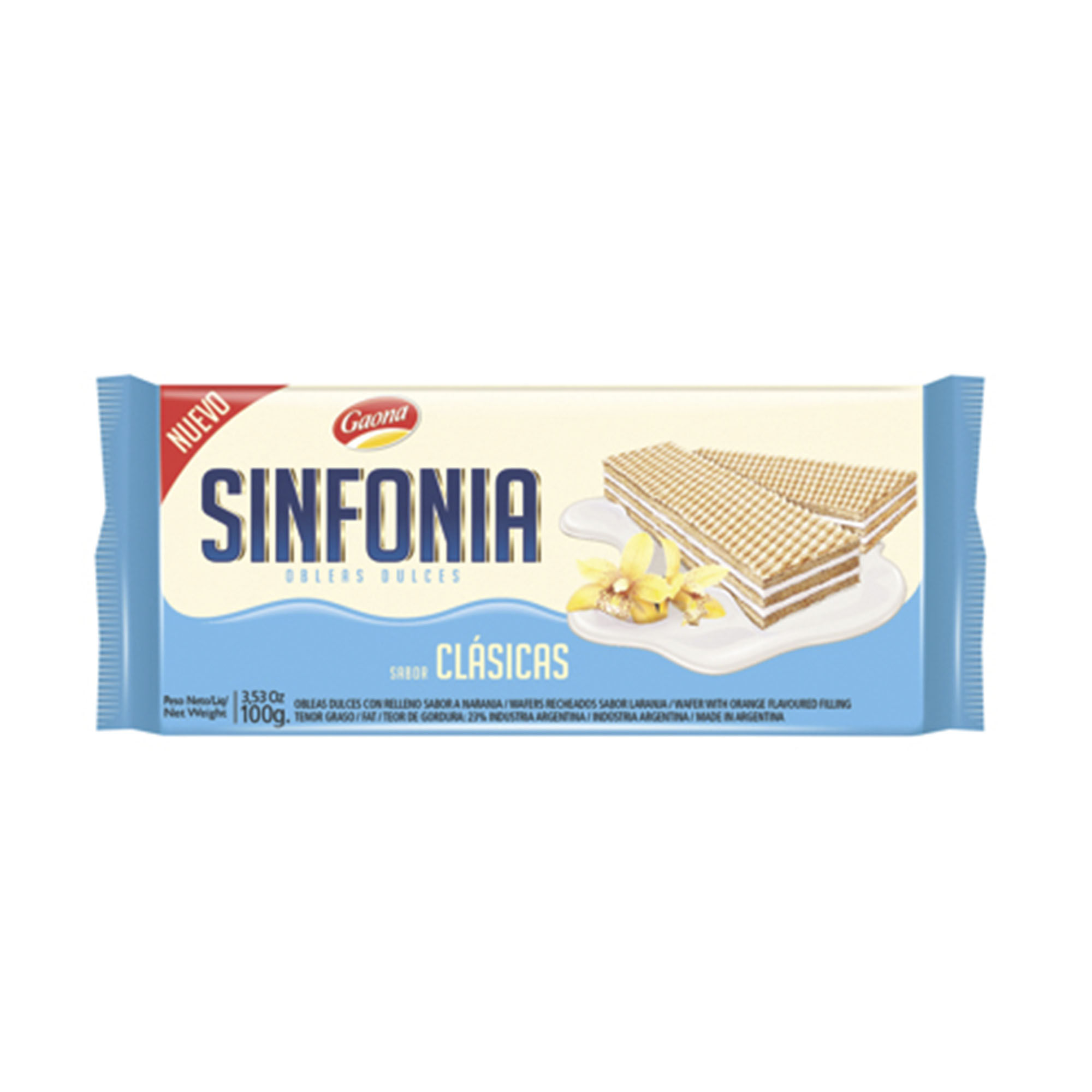 Obleas Sinfonia clásicas 100 g.