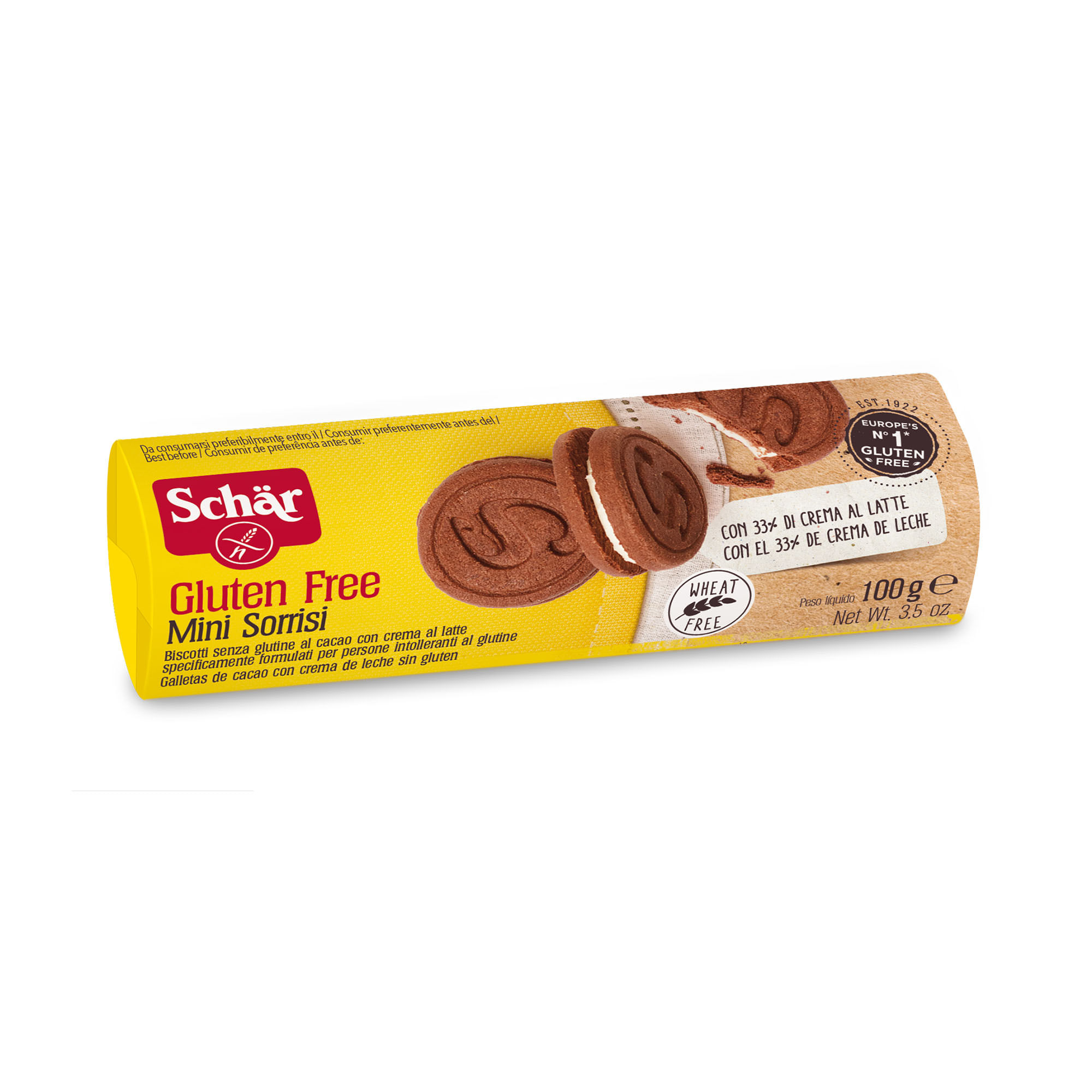 Galletitas Schär mini sorrisi sin TACC 100 g.