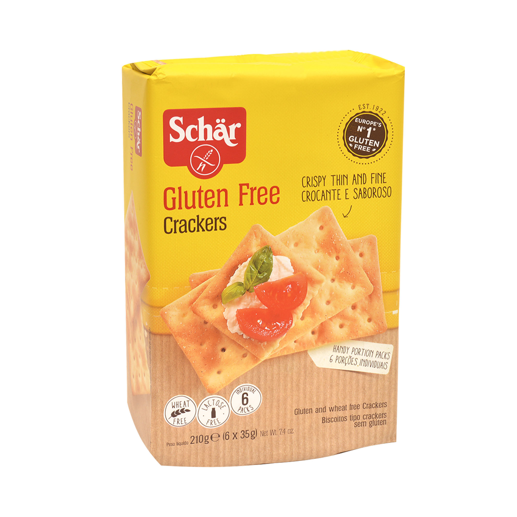 Galletitas crackers Schär 210 g. sin TACC