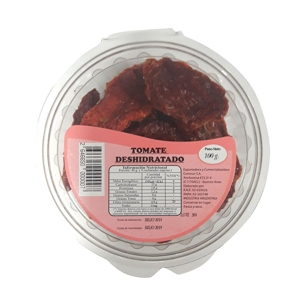 Tomate seco 100 g.