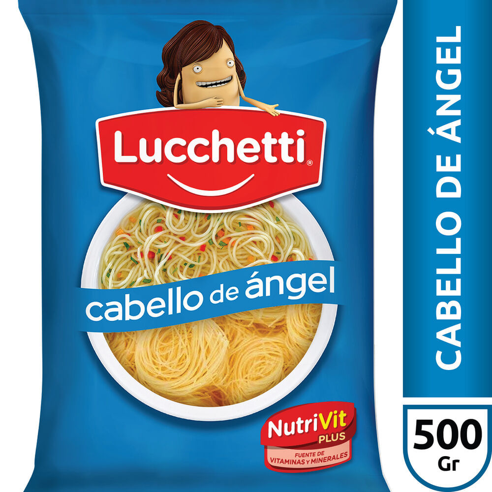 Fideos Lucchetti Cabello De Ángel 500 G
