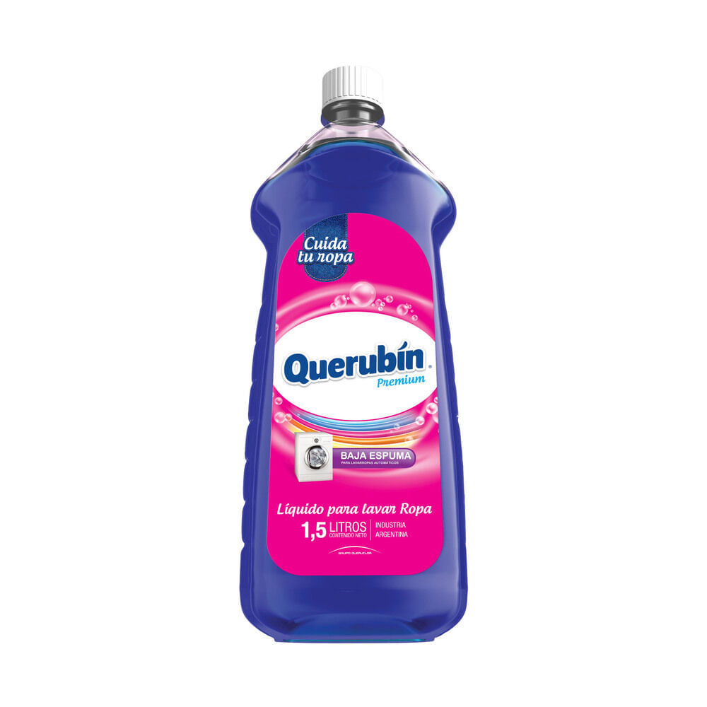 Jabón líquido para ropa Querubín botella 1.5 lts
