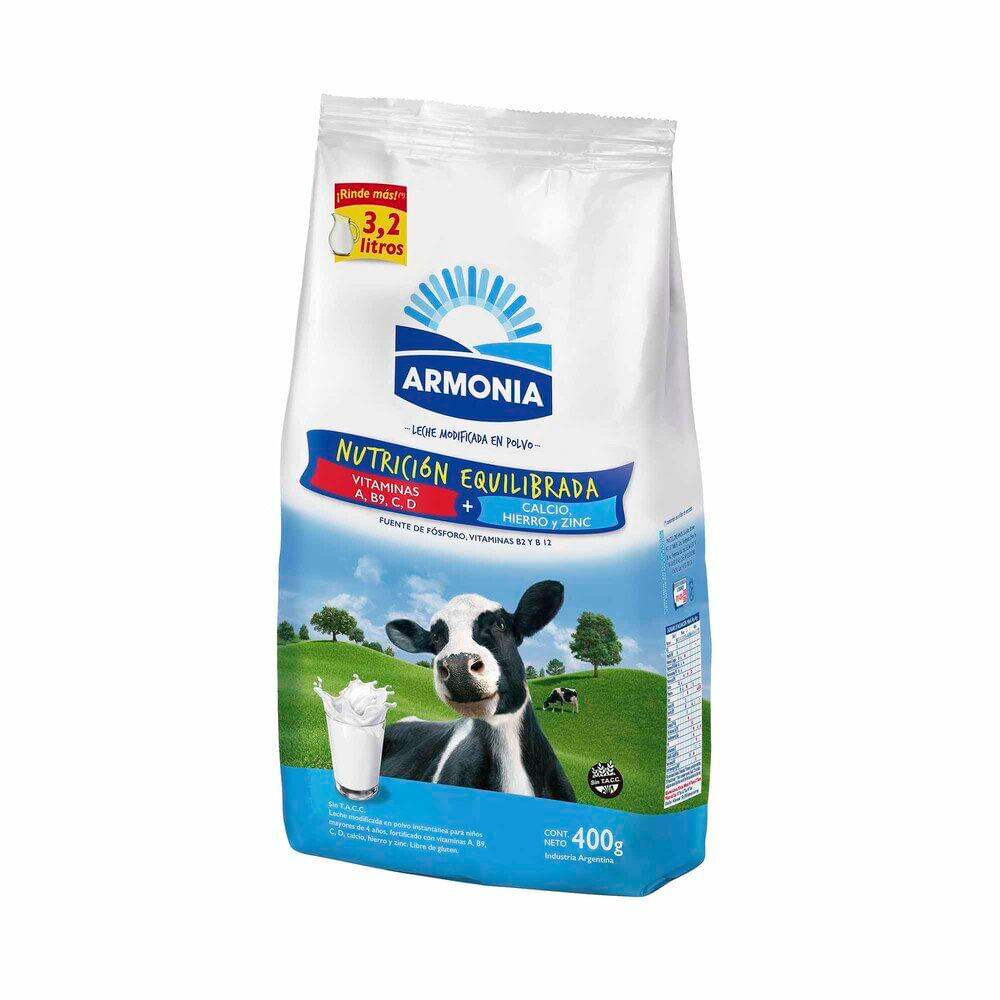 Leche En Polvo Armonia 400 G