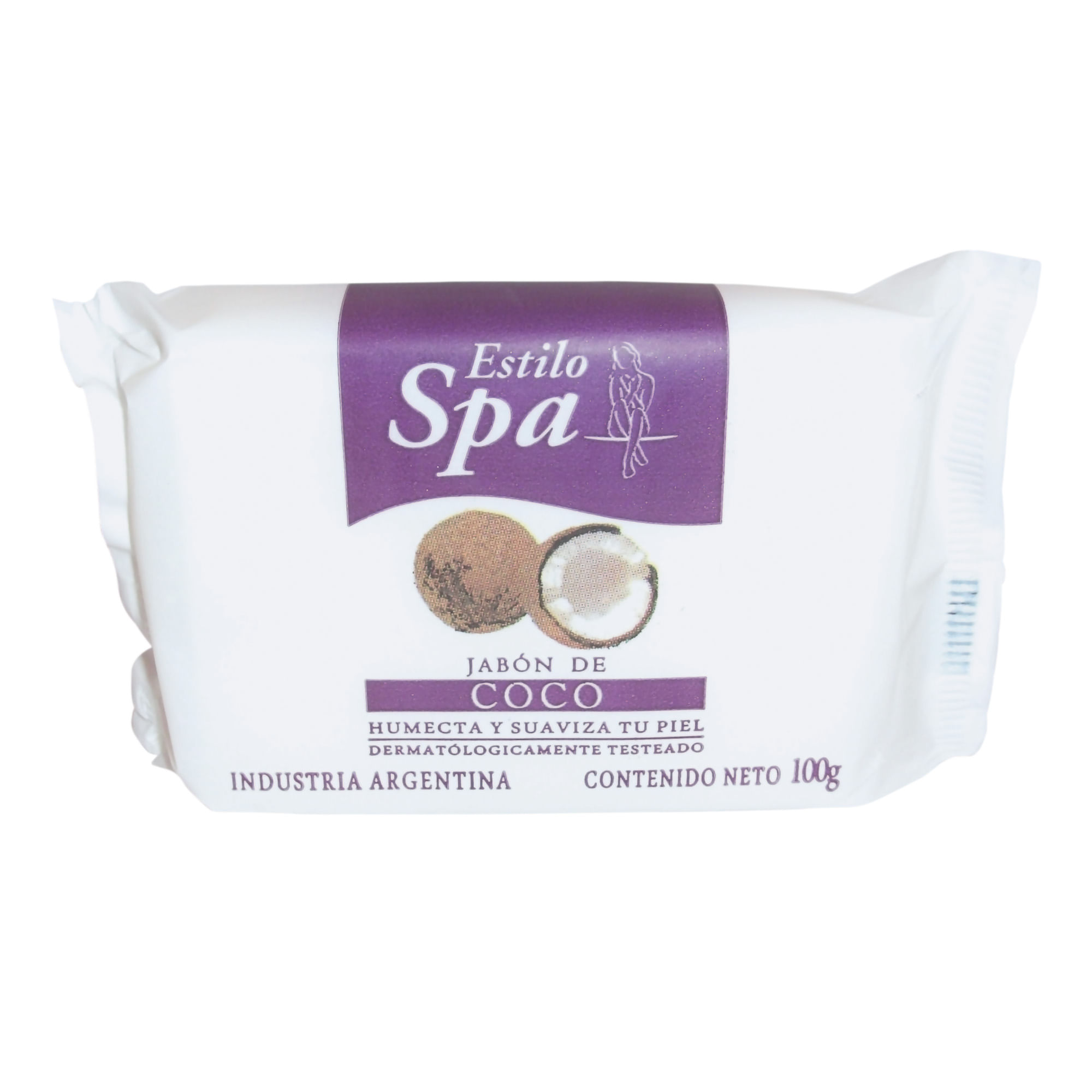 Jabón de tocador Estilo Spa coco 100 g.