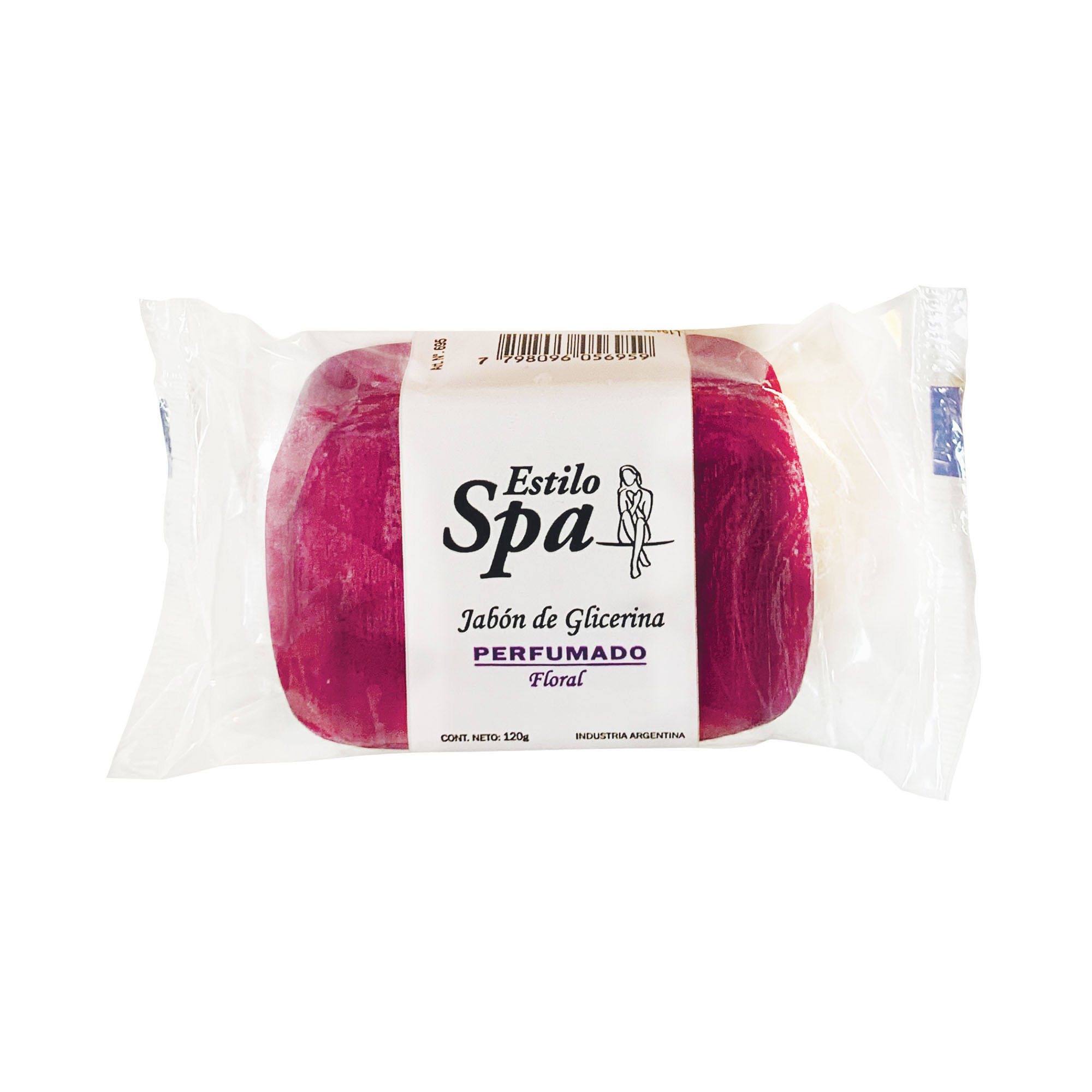 Jabón de tocador Estilo Spa glicerina perfumado floral 120 g.
