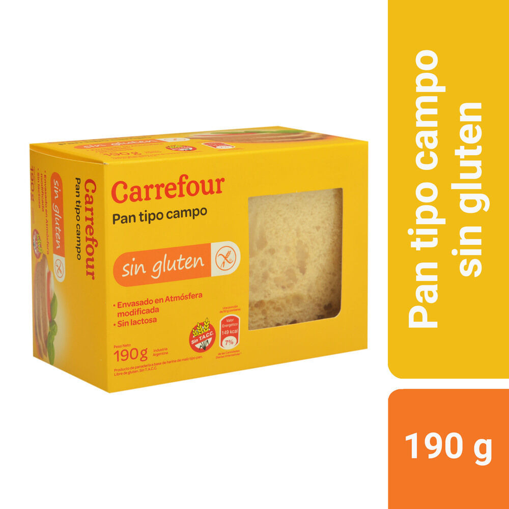 Pan de campo Carrefour 190 g. sin TACC