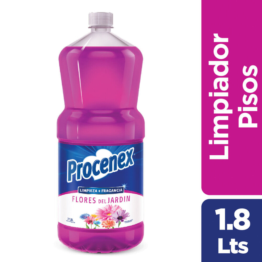 Limpiador líquido Procenex pisos flores de jardín 1.8 l.