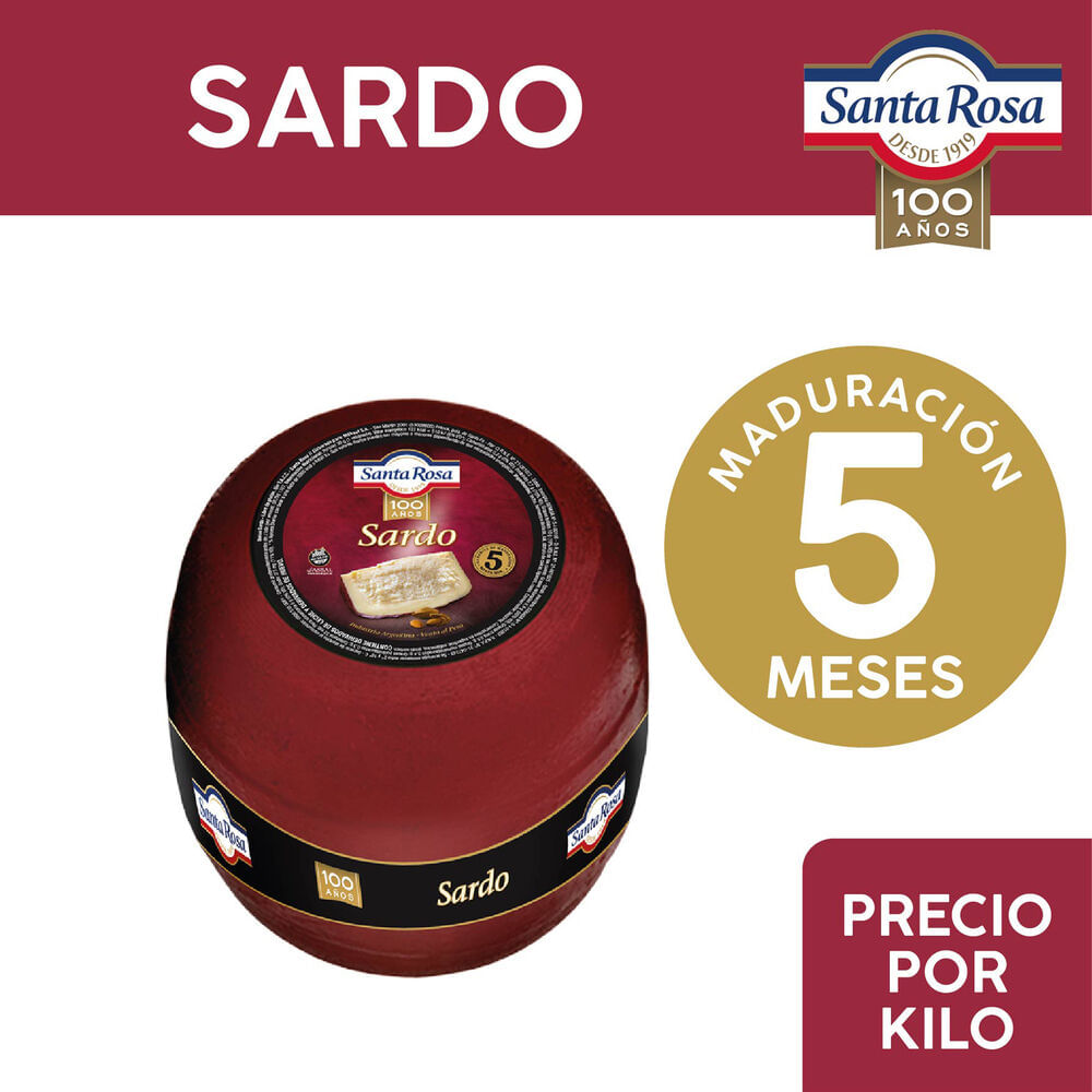 Queso sardo Santa Rosa x kg.