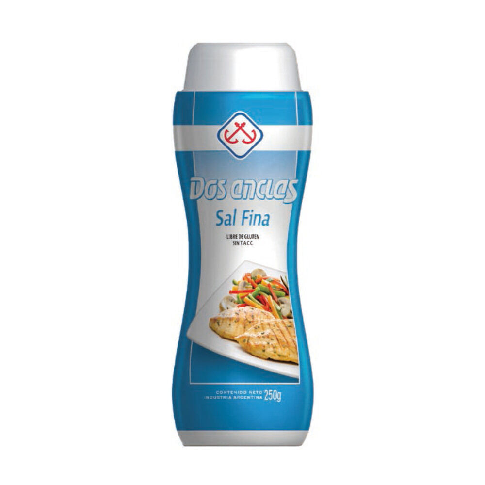 Sal fina Dos Anclas 250 g.