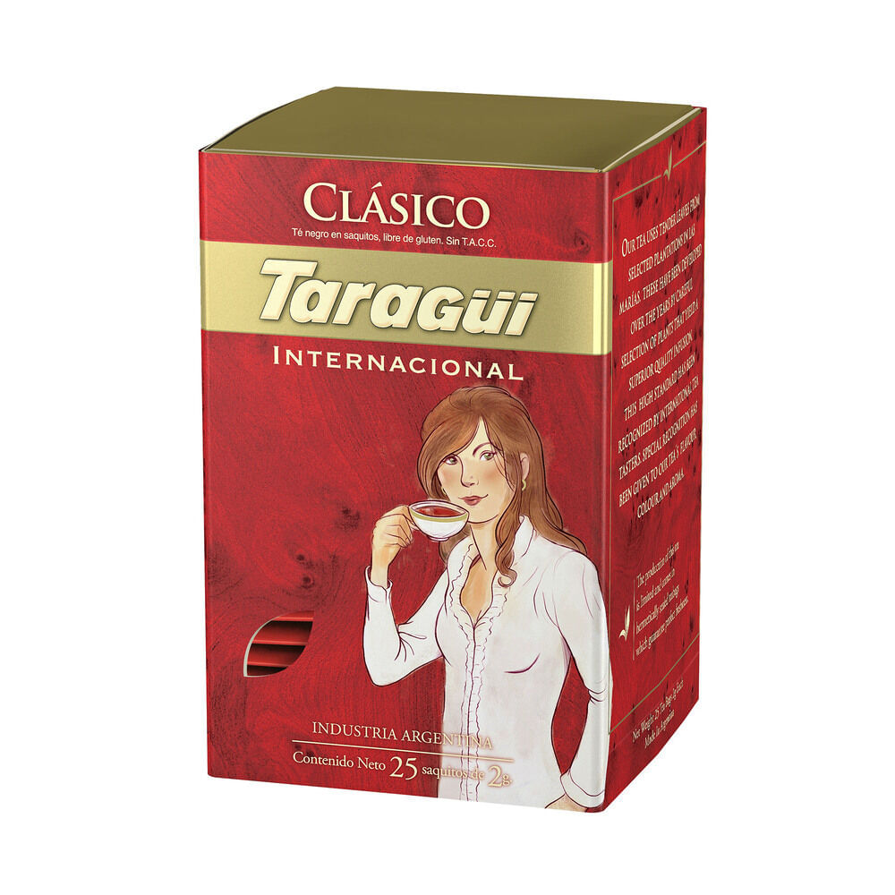 Té clásico en saquitos Taragüi internacional 25 u.