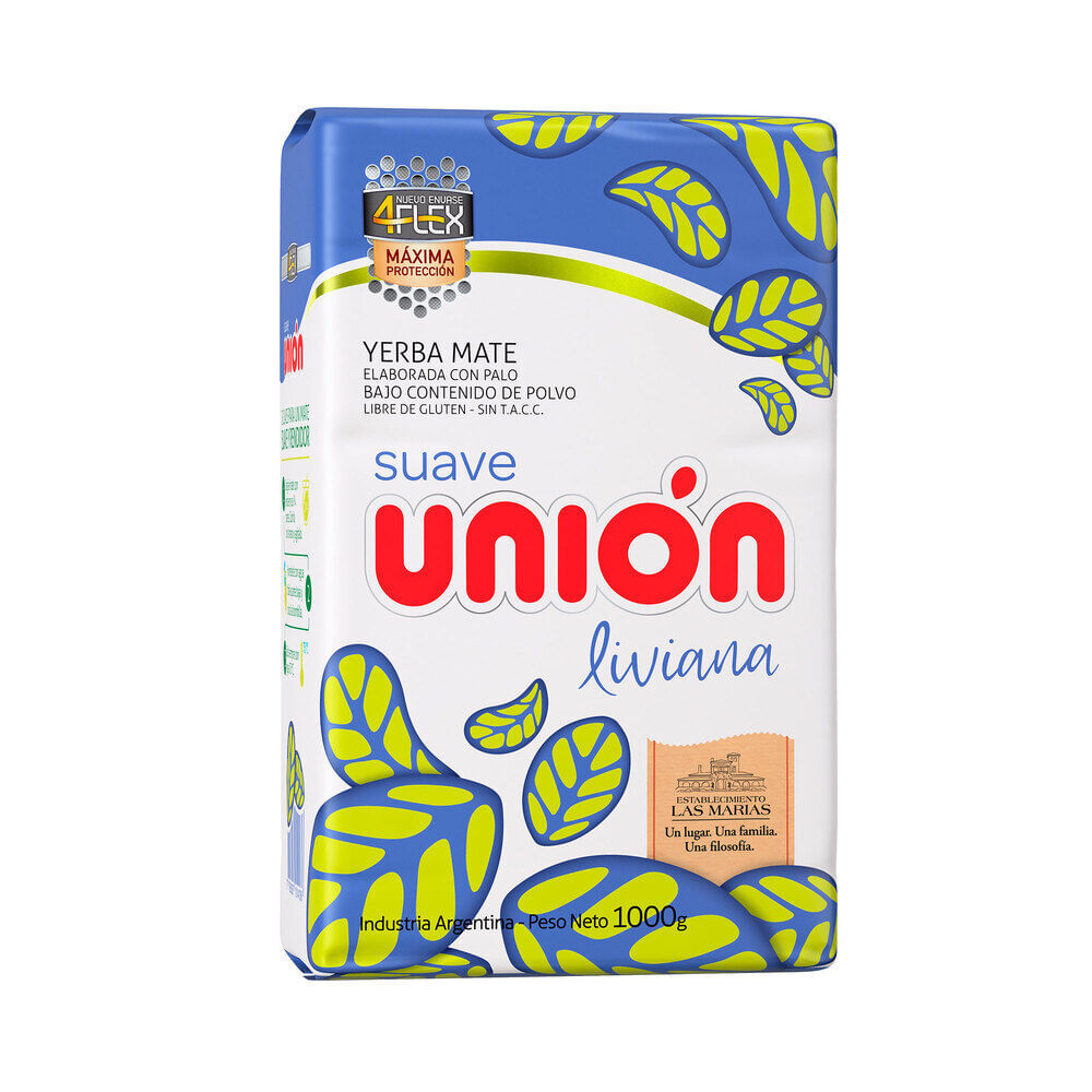 Yerba Mate Unión Suave Liviana 1 Kg