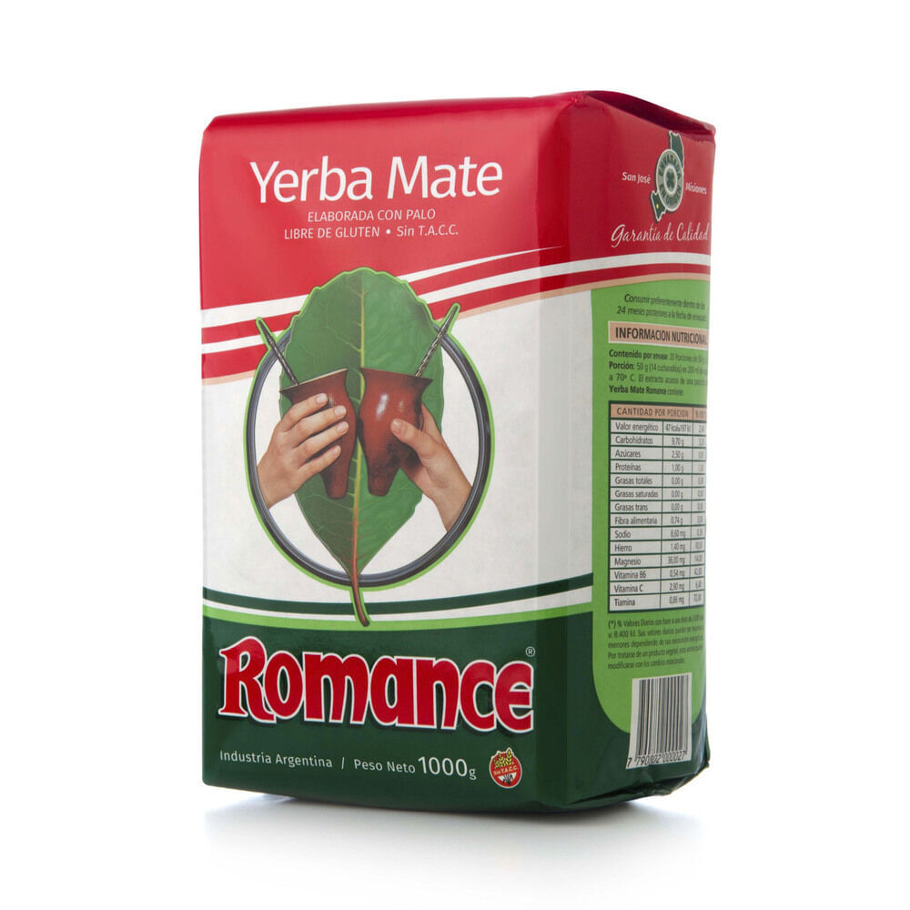 Yerba mate Romance con palo 1 kg.