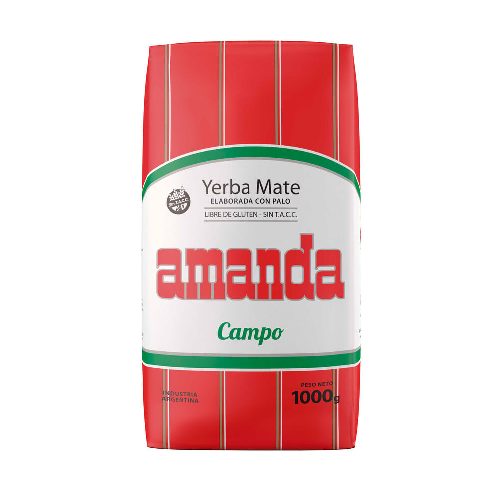 Yerba mate Amanda de campo 1 kg.