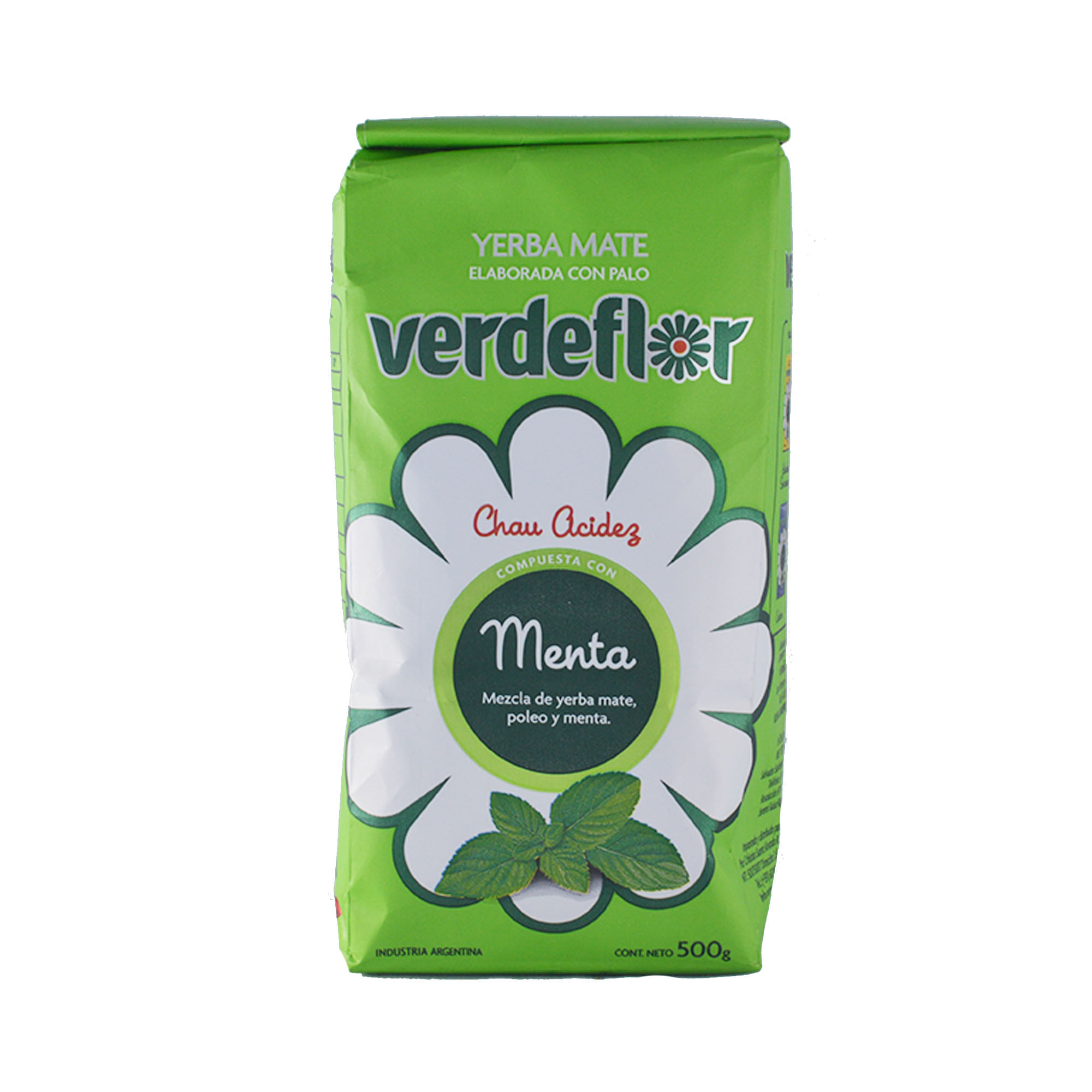 Yerba Mate Compuesta Verdeflor Con Menta X 500 Gr