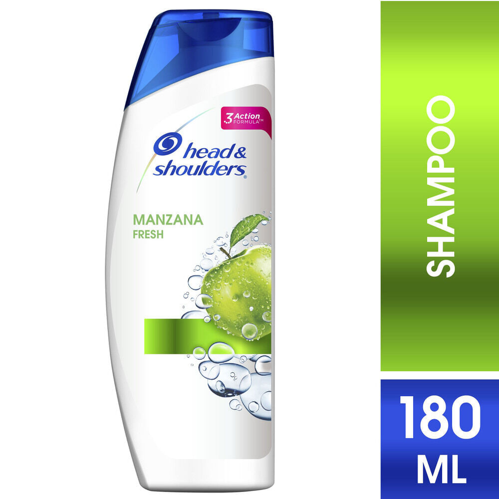 Shampoo Head & Shoulders manzana fresh 180 cc.