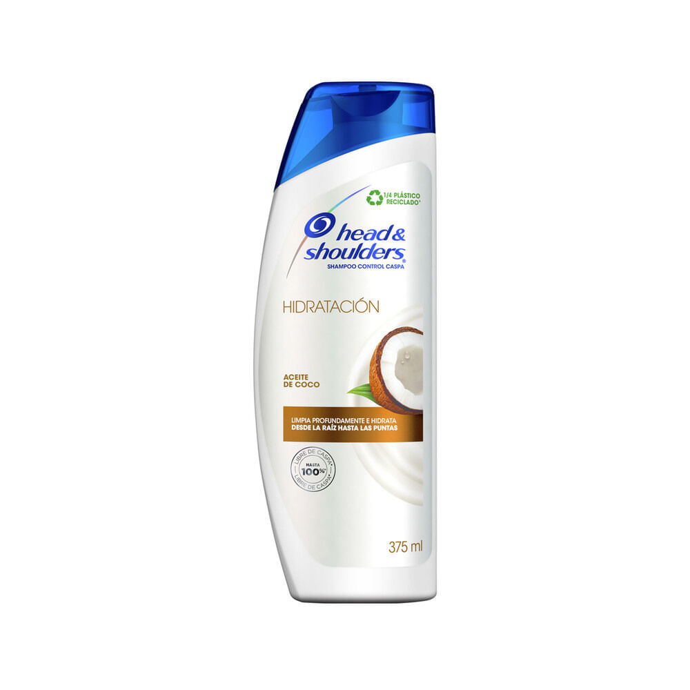 Shampoo Head & Shoulders hidratación coco 375 cc.