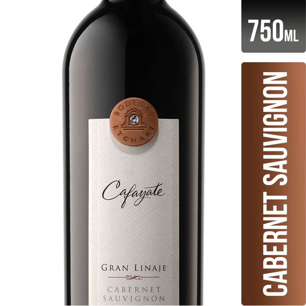 Vino tinto Cabernet Sauvignon Cafayate Gran Linaje 750 ml